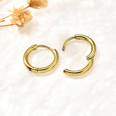 304 Stainless Steel Hoop Earrings for Women EJEW-M068-15K-G-1