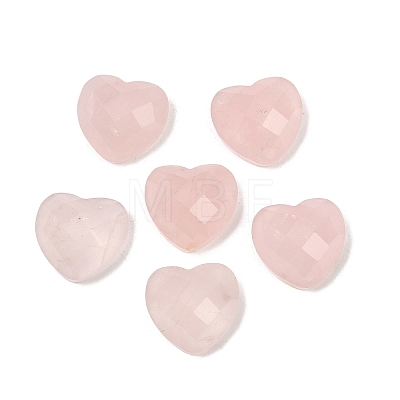 Natural Rose Quartz Cabochons G-D348-02B-1