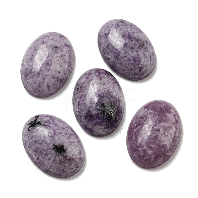 Natural Lepidolite Cabochons G-C115-01A-42-1
