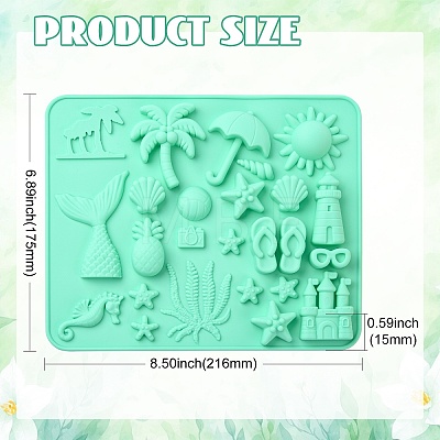 Haima Castle Chocolate Biscuit Candy Silicone Molds ST-CJ0043-050-1