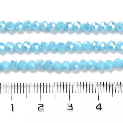 Opaque Glass Beads Stands EGLA-A035-P3mm-B08-1