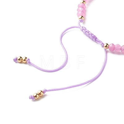 Handmade Evil Eye Lampwork Round Beads Stretch Bracelet Set for Teen Girl Women BJEW-JB07001-1