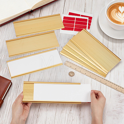 8Pcs Aluminium Alloy Commodity Label Display FIND-BC0019-69B-01-1