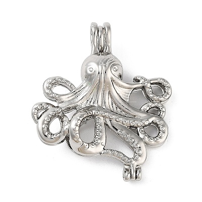 Alloy Bead Cage Pendants FIND-M012-01M-P-1