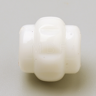 Opaque Acrylic Beads X-SACR-Q190-32O-1