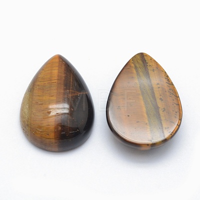 Natural Tiger Eye Cabochons G-E491-B-17-1