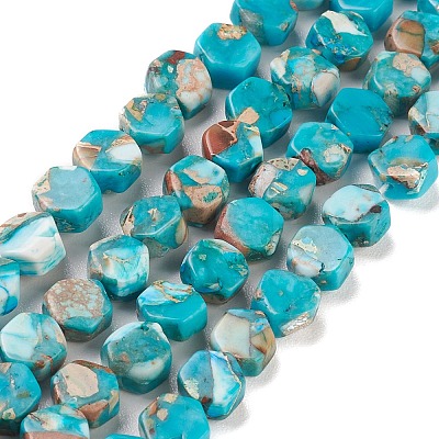 Synthetic Imperial Jasper Beads Strands G-K336-03-1