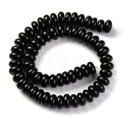 Natural Black Agate(Dyed & Heated) Beads Strands G-G177-F01-02-1