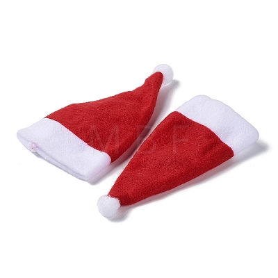 Christmas Hat Cloth Cutlery Set Bags AJEW-D055-01-1