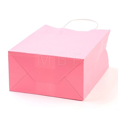 Pure Color Kraft Paper Bags LS-AJEW-G020-D-11-1