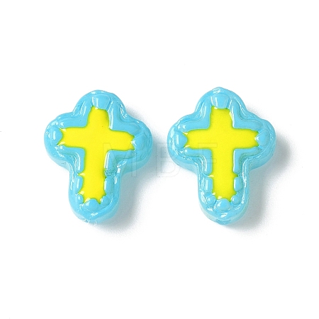 Baking Paint Glass Enamel Beads BLOW-D300-06R-1