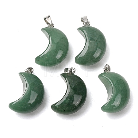 Natural Green Aventurine Pendants G-F820-02L-05-1