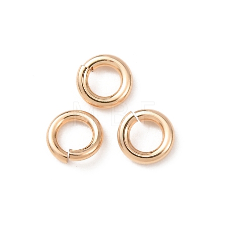 1/20 14K Gold Filled Open Jump Rings KK-G164-05G-01-1
