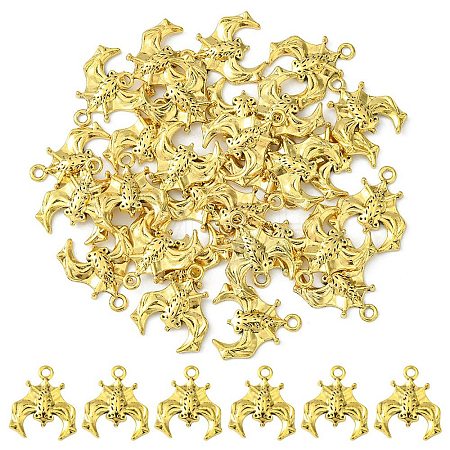 Tibetan Style Alloy Pendants TIBE-YW0001-02AG-1