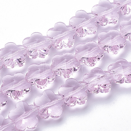 Transparent Glass Beads GLAA-Q066-10mm-C16-1