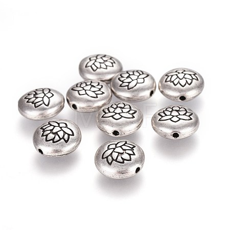 Tibetan Style Alloy Beads X-TIBEB-Q067-08TAS-NR-1