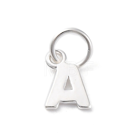 925 Sterling Silver Letter Charms LS-STER-C012-01S-A-1