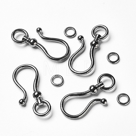 Tibetan Style S Hook Clasps LS-K0921051-1