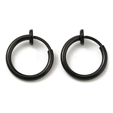 304 Stainless Steel Clip-on Earrings EJEW-P232-01EB-1