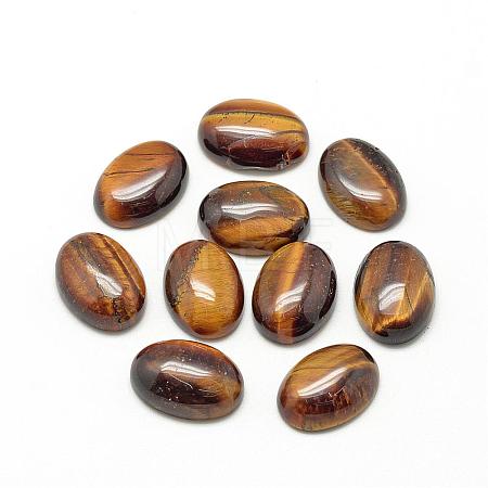 Natural Tiger Eye Cabochons G-R415-14x10-35-1