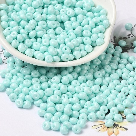6/0 Opaque Baking Paint Glass Seed Beads X1-SEED-M012-02A-04-1