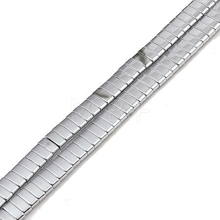 Electroplated Non-magnetic Synthetic Hematite Beads Strands G-G089-A02-09-1