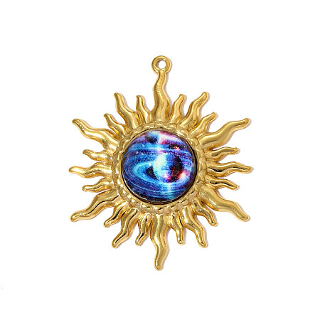 304 Stainless Steel Pendants STAS-OY005-47G-1
