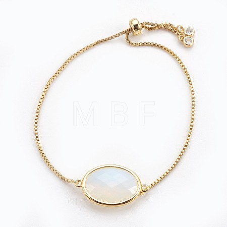 Adjustable Brass Bolo Bracelets BJEW-JB03898-05-1