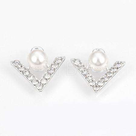 Alloy Rhinestone Pendants PALLOY-T027-03P-1