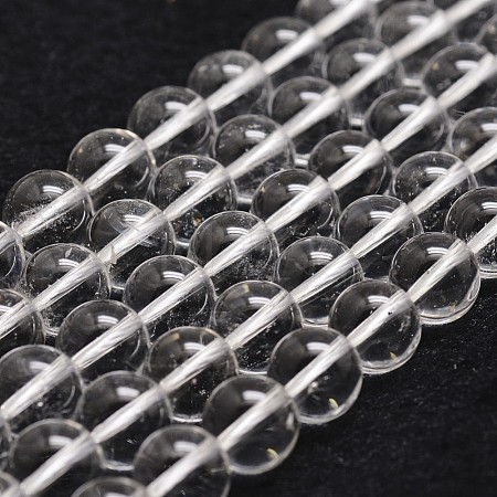 Natural Quartz Crystal Beads Strands X-G-D840-61-8mm-1
