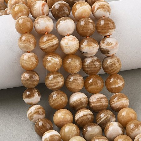 Natural Calcite Beads Strands GG-CBA23C7-A01-10mm-1