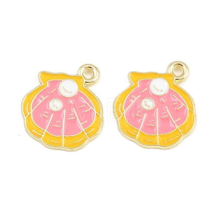 Ocean Alloy Enamel Pendants FIND-E057-02D-1