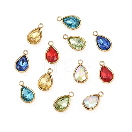 Glass Charms STAS-P437-15E-G-1