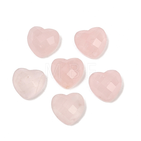 Natural Rose Quartz Cabochons G-D348-02B-1