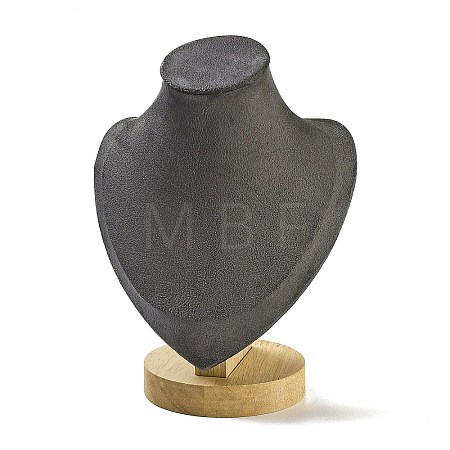 Microfiber Necklace Display Stands NDIS-P004-01A-01-1