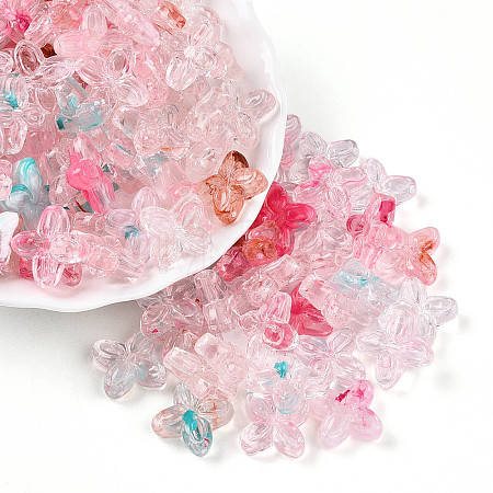 Transparent Acrylic Beads TACR-T028-35C-1