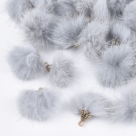 Faux Mink Fur Tassel Pendant Decorations FIND-S300-37I-1