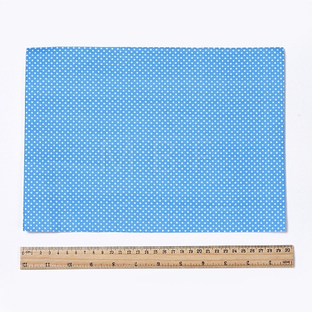 Polka Dot Pattern  Printed A4 Polyester Fabric Sheets DIY-WH0158-63A-06-1