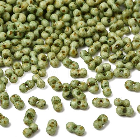 Opaque Glass Beads GL-CBA31A4-02E-1