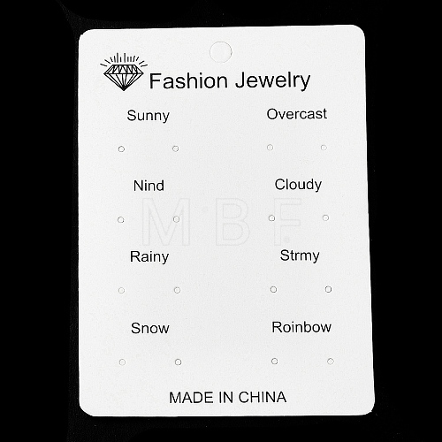 Paper Jewelry Display Cards CDIS-M005-28-1