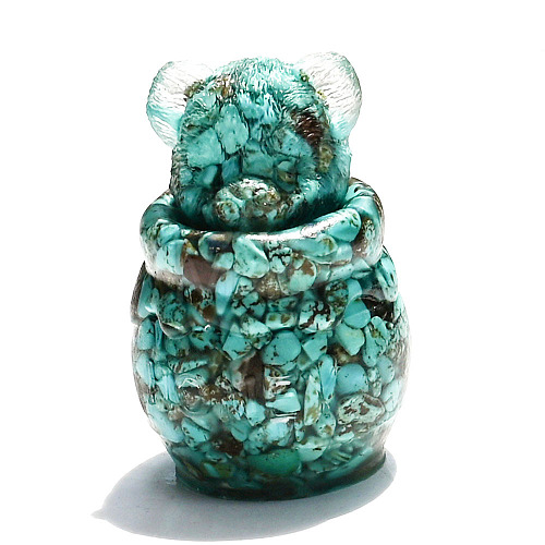 Synthetic Turquoise Sculpture Display Decorations PW-WG1AE46-08-1