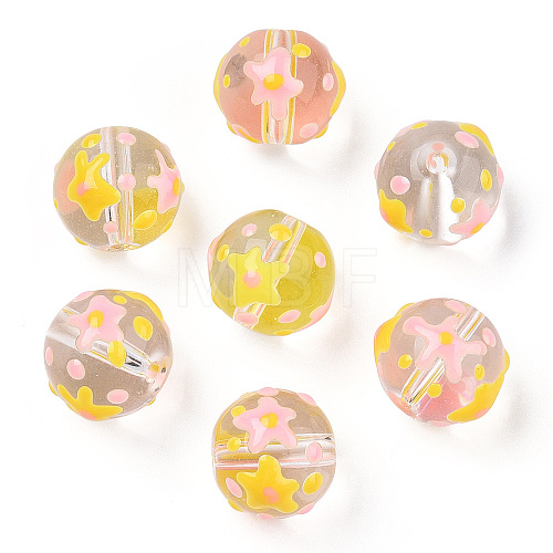 Transparent Glass Beads GLAA-TAC0010-21-1