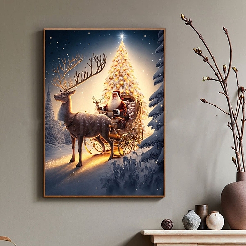 Christmas Reindeer DIY Diamond Painting Kit PW-WGFD89A-04-1