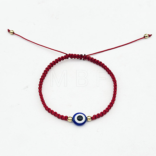 Hamsa Hand with Evil Eye Bead Braided Bead Bracelets SX3134-2-1