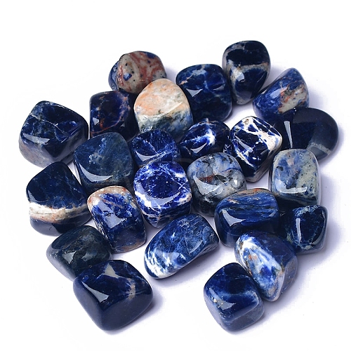 Natural Sodalite Imitation Pebble Ornament PW-WG8720F-32-1