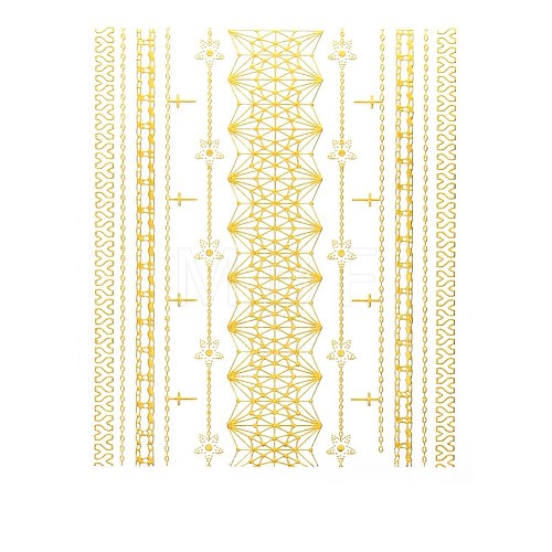 3D Goldenrod Nail Water Decals MRMJ-N010-44-009-1