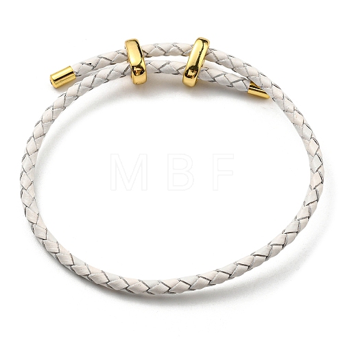 Leather Braided Cord Bracelets BJEW-G675-06G-06-1