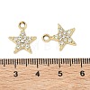 Alloy Rhinestone Pendants ALRI-D303-07G-3