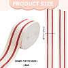 Polyester Stripe Ribbon OCOR-WH0109-368D-2