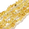 Spray Painted Transparent Glass Beads Strands GLAA-P060-01A-13-1